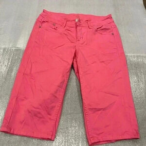 [US4 Inseam 13”] Women's Tommy Bahama Boracay  Coral Bermuda Shorts Capris